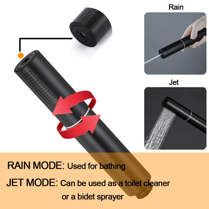 M Boenn 35*12 Inch Showers Bathroom Faucet Set Smart Thermostatic Concealed Mixer Rain Shower System Bar Shape Black Shower Head - Image 6