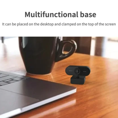 Webcam with Microphone, USB Computer Camera for Video Calls, Zoom, Teams, Streaming, Plug and Play for PC, Mac 5