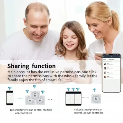 16A Tuya WiFi Smart Switch Module Mini Breaker 2-way Control Smart Life App Voice Control Work With Alexa Google Alice 6