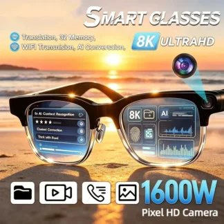 New AI Smart Glasses Motorcycle Sunglasses 8K Remote Control Touch Photo Camera Recording Translator Voice Bluetooth Glasses 1