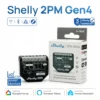 Shelly 2PM Gen4 Zigbee 2 Channel Smart Switch Matter Control Curtains Nlinds Power Metering Compatible Alexa Homekit Google Home 1