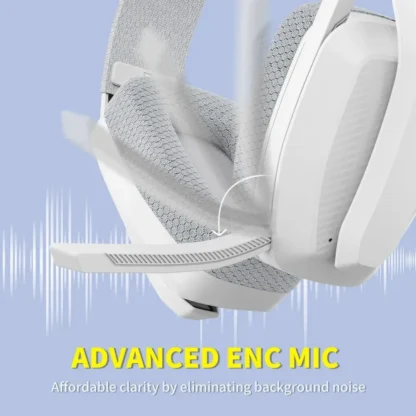 BINNUNE BW06 2.4GHz Bluetooth Gaming Headset with Mic for PS5 PS4 PC Mac Playstation Wireless Gaming Headphone with Microphone 3