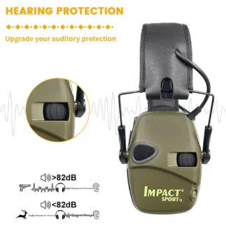 Outdoor Tactical Electronic Shooting Earmuff Active Anti-noise Headset Impact Sound Amplification Hearing Protector 1