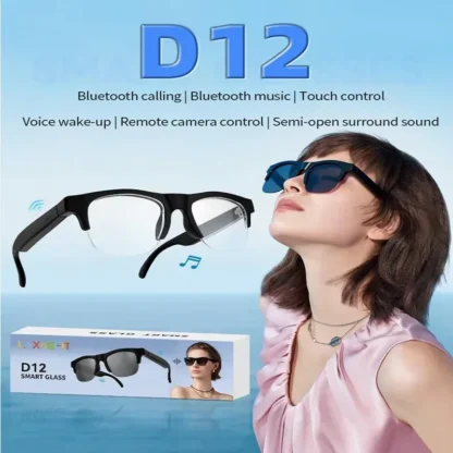 Lenovo AI Smart Glasses Voice Assistant Music Touch Control Bluetooth Call Outdoor Fashion Sunglasses For Men Women 2026 New 3