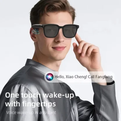 2026 New Smart AI Glasses 800W Shooting Camera HD Photo Video Voice Call Translation Waterproof Bluetooth AI Motorcycle Glasses 4