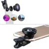 3-in-1 Wide Angle Macro Fisheye Lens Camera Kits Mobile Phone Fish Eye Lenses with Clip 0.67x for iPhone Samsung All Cell Phones 2