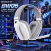 BINNUNE BW06 2.4GHz Bluetooth Gaming Headset with Mic for PS5 PS4 PC Mac Playstation Wireless Gaming Headphone with Microphone 1