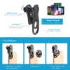 APEXEL For Dropshipping Camera Phone Lens 100mm Macro Mobile Lens Macro Camcorder Lenses for iPhone Samsung All Smartphone 5