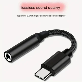 Type C to 3.5mm Headphone Adapter USB-C 3.5 Jack Audio Cable for Huawei P30 Xiaomi Samsung Oneplus Earphone Audio Adapter 1