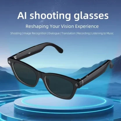 2026 New Smart AI Glasses 800W Shooting Camera HD Photo Video Voice Call Translation Waterproof Bluetooth AI Motorcycle Glasses 2