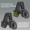 Outdoor Tactical Electronic Shooting Earmuff Active Anti-noise Headset Impact Sound Amplification Hearing Protector 5