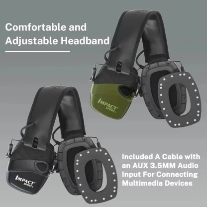 Outdoor Tactical Electronic Shooting Earmuff Active Anti-noise Headset Impact Sound Amplification Hearing Protector 5